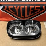 Harley Davidson 10-13 Road Glide Oem Headlight Assembly 67775-10 Fltr. Fixed Price $135.00.