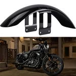 Vivid Black Front Fender Fit For Harley Sportster Iron XL1200 XLH883C. Fixed Price $47.95.