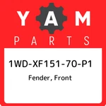 1WD-XF151-70-P1 Yamaha Fender, Front 1WDXF15170P1, New Genuine Oem Part. Fixed Price $78.65.