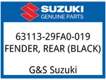 Suzuki Oem Part 63113-29FA0-019 Fender Rear (black). Fixed Price $125.65.