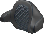 Saddlemen King Tourpak Backrest Pad Blue Stitch #814-07-15501 Harley Davidson. Fixed Price $350.00.