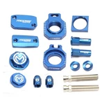 Moose Bling Pack Billet Aluminum Blue Husqvarna FE250 FE350 FE450 FE501 2017. Fixed Price $121.95.