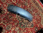Vtg Harley Kmodel Ironhead Early Superglide 33.4MM Front Fender Grey/blue. Fixed Price $100.00.