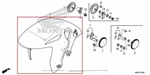 New Oem Honda Front Fender Fairing Red. Fixed Price $299.95.