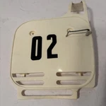 Kawasaki Oem Front Number Plate Plastic White 1985-2003. Fixed Price $88.99.