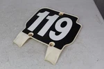 1990 - 1995 Kawasaki KX250 Oem Front Number Plate 125 500 91/4. Fixed Price $18.00.