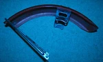 1978-79 Kawasaki KZ650D Red Front Fender Pn# 35004-1019-A5 + Stay 35011-1005. Fixed Price $23.95.