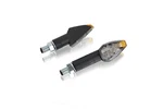 8762-UNIVERSAL Motorcycle Turn Signals Puig Peak Long Black Leds Approved Compat. Fixed Price $48.46.