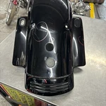 2012 Harley Davidson Street Glide Rear Fender Vivid Black Used 59500166DH. Fixed Price $229.95.