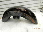 Front Fender Harley Flhr Cvo Maple Metallic Vivid Black Road King Flames Fltrxse. Fixed Price $499.99.