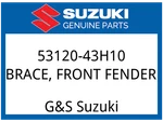 Suzuki Oem Part 53120-43H10 Brace,front Fender. Fixed Price $131.66.