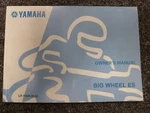 1987 Yamaha Big Wheel Es Motorcycle Operator Manual User Guide LIT-11626-05-83. Fixed Price $167.52.