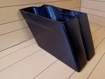 4" Extended Saddlebags No Cut Outs For Harley Davidson Touring Bagger 89-2013. Fixed Price $280.00.