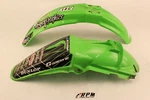 1994 Kawasaki KX125 Oem Front And Rear Wheel Fender Cowl Fairing 35023-1362-6W. Fixed Price $19.99.