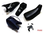 Black Plastic Body Fender Seat Gas Tank Set Yamaha Peewee Dirt Bike. Fixed Price $75.90.