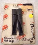 Kawasaki Ninja Yana Shiki Black Foot Pegs A2867-NEB 621-0160BK. Fixed Price $14.98.