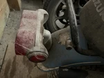 Suzuki RV90 Back Rear Fender Tail Light Lamp Mud Guard. Fixed Price $245.00.