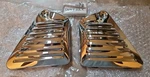 Oem Harley Davidson Rod Vrsc & Louvered Chrome Side Covers Nos 66320-03. Fixed Price $220.70.