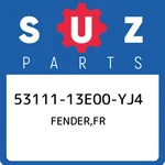 53111-13E00-YJ4 Suzuki Fender,fr 5311113E00YJ4, New Genuine Oem Part. Fixed Price $151.76.