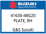 Suzuki Oem Part 41630-48G20 Plate,frame Handle Rh. Fixed Price $219.74.