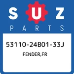 53110-24B01-33J Suzuki Fender,fr 5311024B0133J, New Genuine Oem Part. Fixed Price $428.51.