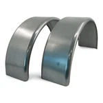 (qty 2)- Galvanized Steel Boat Trailer Fenders Single Axle 9" 32" 16". Fixed Price $136.72.