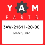 3AW-21611-20-00 Yamaha Fender, Rear 3AW216112000, New Genuine Oem Part. Fixed Price $221.30.
