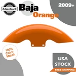 Baja Orange Holeshot Performance 19" Short Front Fender Harley Touring 09+. Fixed Price $549.00.