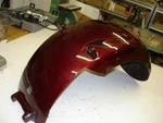 Harley Davidson Oem Fxcw Deluxe Rocker Rear Fender Red P/n 60185-08COZ Used. Fixed Price $345.00.