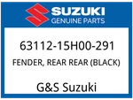 Suzuki Oem Part 63112-15H00-291 Fender, Rear (black). Fixed Price $71.08.
