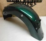 Oem Harley '97-00 Touring Flhr Flhtc Rear Fender Mystique Green Has Dents. Fixed Price $124.50.