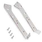Pair Chrome Saddlebag Rail Support Brackets For Harley Touring Flt Flht 85-08. Fixed Price $66.49.