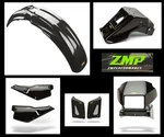 New Kawasaki KLR650 87-07 Black Front Rear Fairing Panels Scoops Fender Kit. Fixed Price $500.77.