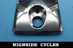 1318 03 Harley-davidson Softail Front Buffed Stainless Steel Panel Trim Fork. Fixed Price $20.00.