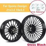 21" & 18" Front Rear Fat Spoke Wheels Rims For Yamaha Star 650 Xvs 1100. Fixed Price $638.89.