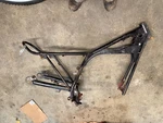 74-76 Yamaha TY-250 Frame And Swingarm. Fixed Price $149.00.