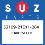 53109-21E11-28V Suzuki Fender Set,fr 5310921E1128V, New Genuine Oem Part. Fixed Price $241.07.