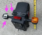 1994-2009 Kawasaki Ninja EX500 Rear Plastic Tail Fender Blinker Plate. Fixed Price $38.26.