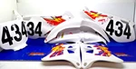 1994 Yamaha WR250 Complete Plastics Body Kit Fenders Shrouds 4JW-2174G-00-00. Fixed Price $116.99.