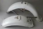 1994 Kawasaki Fender Set White Police Front Rear Brace. Fixed Price $125.00.