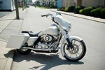 21" Inch Wrap Harley Davidson Fiberglass Front Stretched Fender Bagger Flh. Fixed Price $185.00.