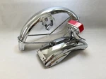 Honda 70 - 71 Front Rear Fender & Tail Light K0 K1 CB750K Chrome Mudguard.. Fixed Price $359.00.