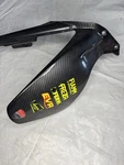Ducati Panigale V4R Black Carbon Rear Fender Mudguard Fairing 56511231A. Fixed Price $107.65.