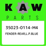 35023-0114-M4 Kawasaki Fender-rear,l.p.blue 350230114M4, New Genuine Oem Part. Fixed Price $341.45.