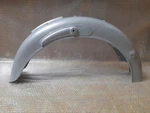 1965 - 1968 Honda K0 Black Bomber Mud Guard Silver Rear Fender.. Fixed Price $289.99.