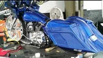 Harley Davidson Touring Flh 6"/9" Stretched Saddlebags Fender Overlay 6.5" Lids. Fixed Price $1195.00.