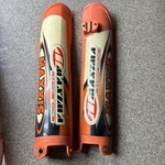 2001 Ktm 125 250 Sxs Lower Cover Set Oem Forks Guards Shields. Fixed Price $24.99.