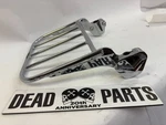 Harley Flhr Roadking Chrome Sissybar Backrest Rack Carrier 53011-98 Nice. Fixed Price $74.80.