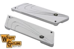 Vtwin Flair Chrome Rear Saddlebag Hinge Cover Set 1993-2013 Harley Touring Flt. Fixed Price $113.13.
