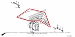 New Oem Honda Front Fender Fairing Black 2018. Fixed Price $144.95.